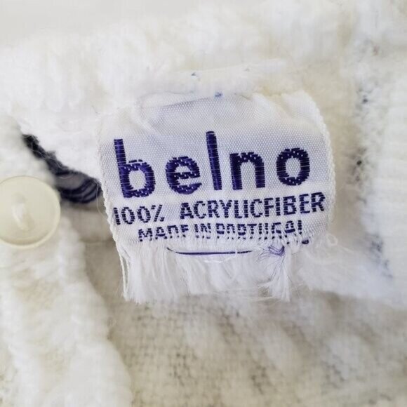 Vintage Baby Knit Romper White with Sailboats 3-6 months - Picture 6 of 6